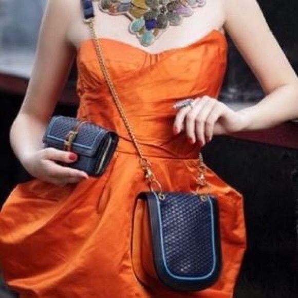 Vegan Gunas Mini Neon Crossbody Purse Handbag - Picture 2 of 6